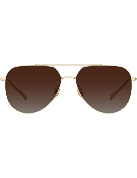 Gafas de Sol Aviador Polarizadas Bolon Titanio Oro Claro