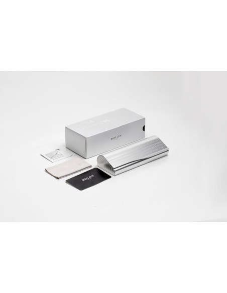 Gafas de Sol Aviador Polarizadas Bolon Titanio Oro Claro