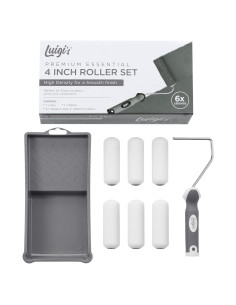 Juego de Rodillos de Pintura Mini 4" Luigi - 6 Piezas