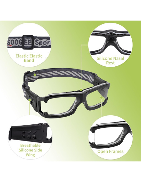 Gafas Deportivas Ajustables para Baloncesto y Fútbol - Nylon