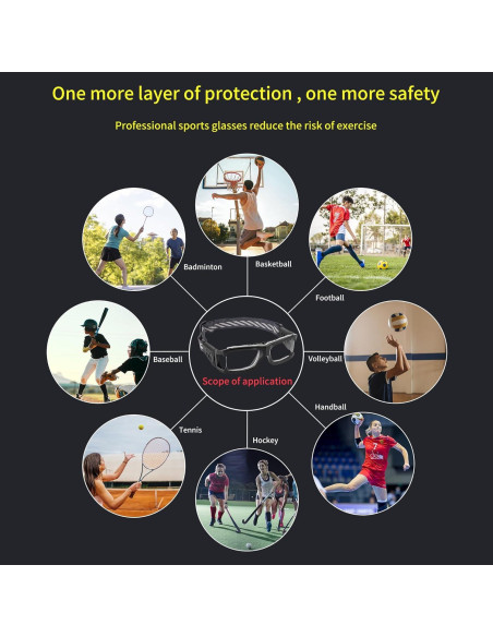 Gafas Deportivas Ajustables para Baloncesto y Fútbol - Nylon