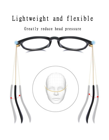 Gafas de Lentes Transparentes Kursan Unisex Retro 50mm