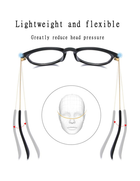 Gafas de Lentes Transparentes Kursan Unisex Retro 50mm