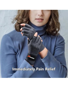 Guantes de compresión para artritis SueStar con soporte muñeca 2