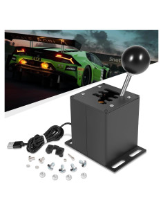 Simulador de Cambios Camoo USB 6+R para PC - Compatible G29 G27 G25