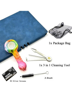 Juego de Pipas de Fumar ZPAIXIN - Fácil de Limpiar, 15.6cm 2