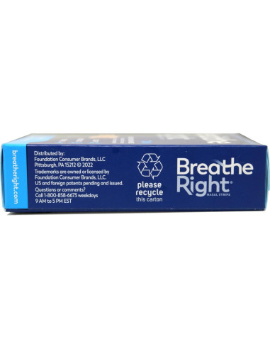 Tiras Nasales Breathe Right Original Beige Grande 30 Unidades