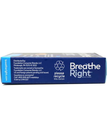 Tiras Nasales Breathe Right Original Beige Grande 30 Unidades