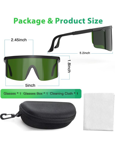 Gafas de Protección Láser IPL 200-2000nm - Seguridad Ocular Unisex