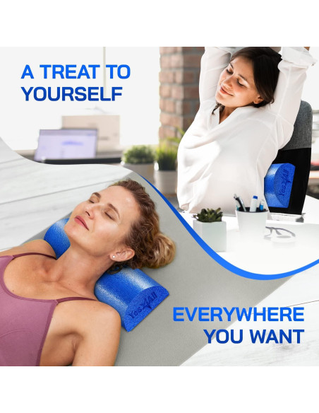 Rodillo de Espuma Yes4All Medio Firme PE 30.48 cm Azul