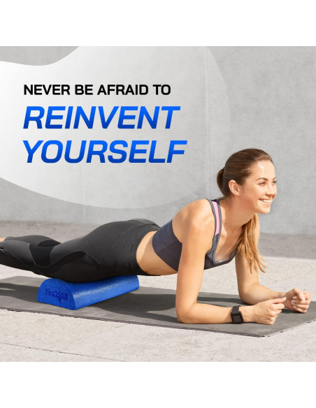 Rodillo de Espuma Yes4All Medio Firme PE 30.48 cm Azul