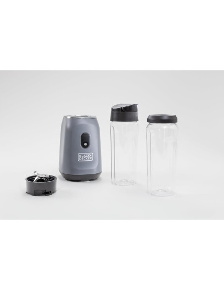 Licuadora Personal Black+Decker 300W 2 Jarras 20oz Gris