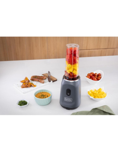 Licuadora Personal Black+Decker 300W 2 Jarras 20oz Gris