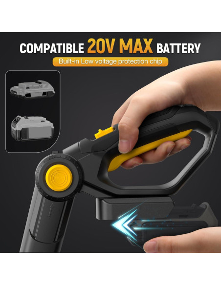 Cultivador Eléctrico Inalámbrico Ohyes 360RPM 19.81cm