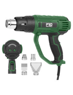 Pistola de Calor Prostormer 2000W con 4 Boquillas y Control de Temperatura