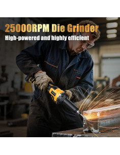 Amoladora Inalámbrica PropeLannt 20V 25000RPM 1/4" 2