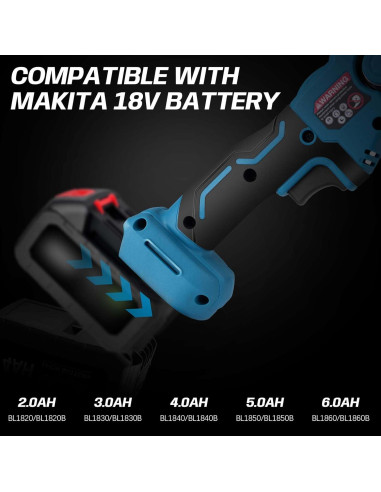 Lijadora de Banda Inalámbrica XIIW 18V Sin Escobillas 6 Velocidades