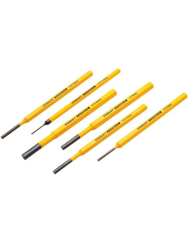 Juego de Punches Stanley FMHT75077, 6 Piezas, Acero Templado