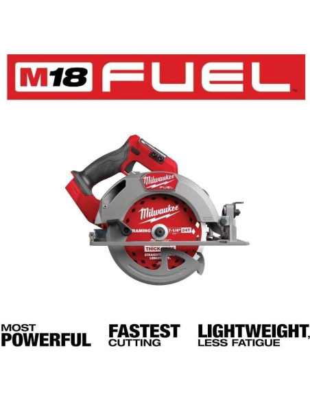 Sierra Circular Inalámbrica Milwaukee M18 Fuel 7-1/4" 18V