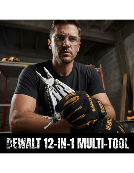 DEWALT Herramienta Multiuso 12 en 1 Acero Inoxidable 11.43 cm