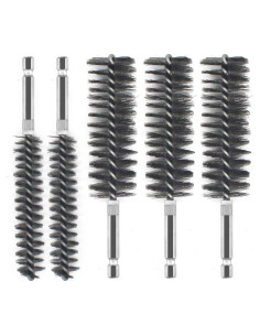 5 Piezas Cepillo de Acero Inoxidable Lehood 15mm 25mm