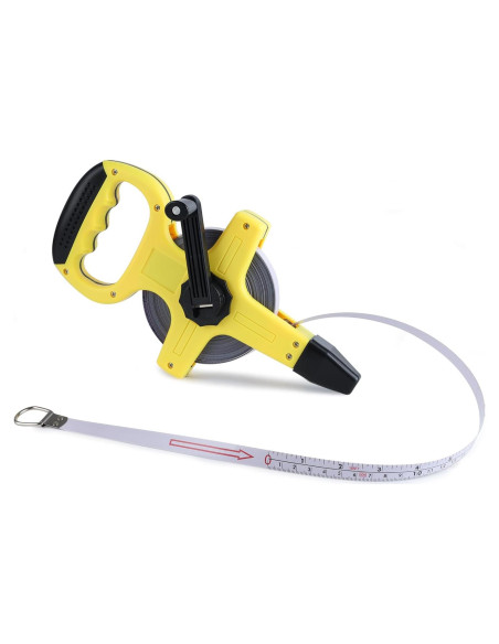 Cinta Métrica Lichamp 50M de Acero Reforzado para Ingenieros