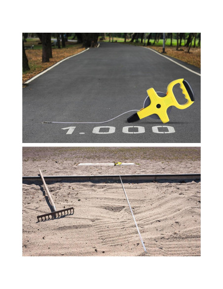 Cinta Métrica Lichamp 50M de Acero Reforzado para Ingenieros