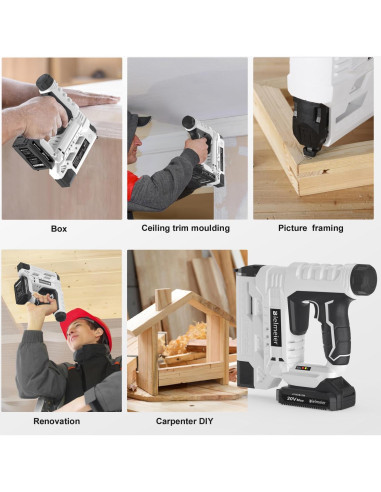 Pistola de Clavos Inalámbrica Bielmeier 20V 2 en 1 18 Calibre