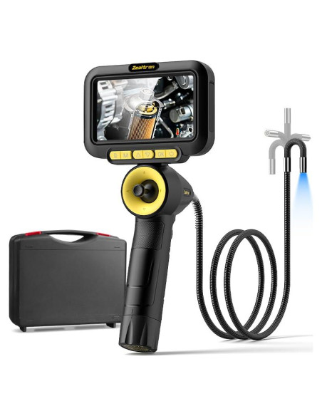 Borescopio Articulado 360 Zealtron 5" HD 6.2mm Luz