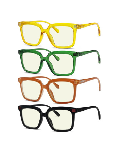 Gafas de Lectura Eyekepper 4-Pack Bloqueadoras Luz Azul 2.5x