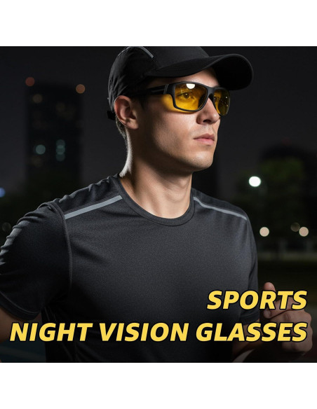 Gafas de Conducción Nocturna Myiaur Hombres Polarizadas UV400