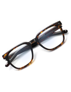 Gafas de luz azul BLENDME Tortuga Ámbar para oficina y juegos