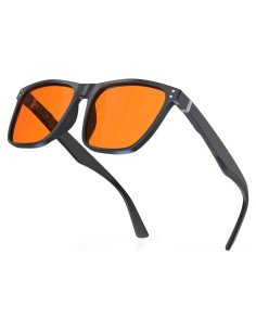 Gafas Bloqueadoras de Luz Azul Bloomoak Naranja 99% Anti Fatiga