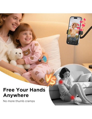 OUTXE Clicker Automático Inalámbrico para TikTok - Negro