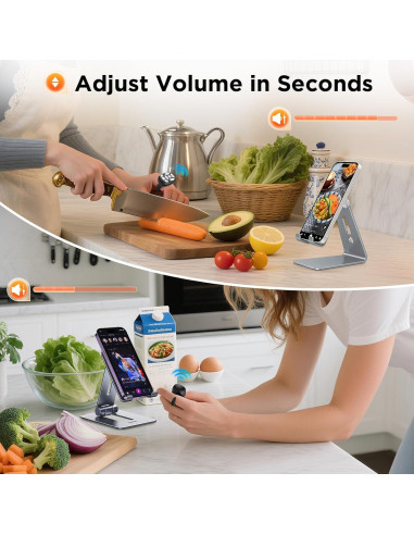 OUTXE Clicker Automático Inalámbrico para TikTok - Negro