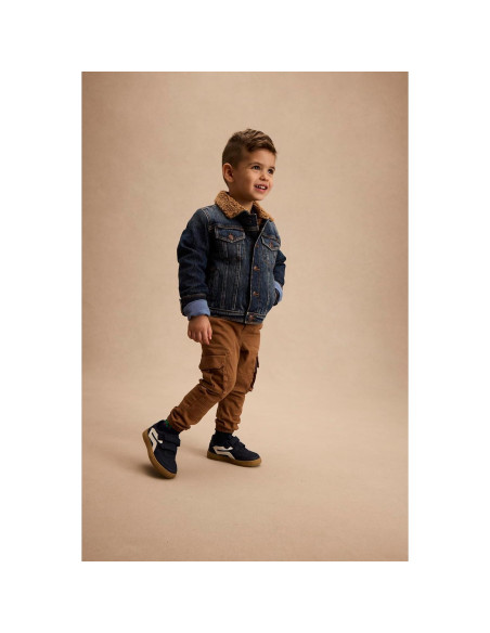 Camisa Henley Térmica Manga Larga Niños Gymboree 2T Azul