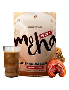 Café Mocha de Champiñones 10 en 1 QIN SHAN TANG 180g