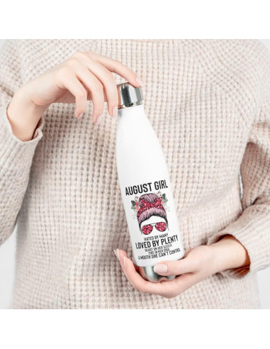 Botella Aislada 0.59L Teegarb Acero Inoxidable Dama Humorística