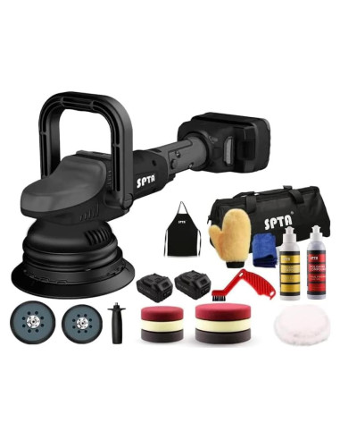 Pulidora Inalámbrica SPTA 18V 15mm 4800 OPM con Accesorios