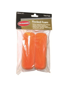 Recarga Mini Rodillo Espuma Aterciopelada Dynamic 10.16 cm - Paquete de 2