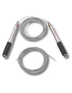 Cuerda de Salto Ajustable Hyperwear - Aluminio y Silicona, 2.79m