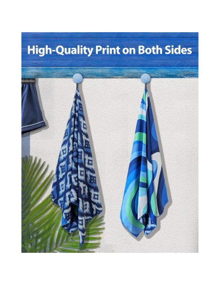 Toalla de Playa Microfibra MintiMango 180x81 cm Secado Rápido