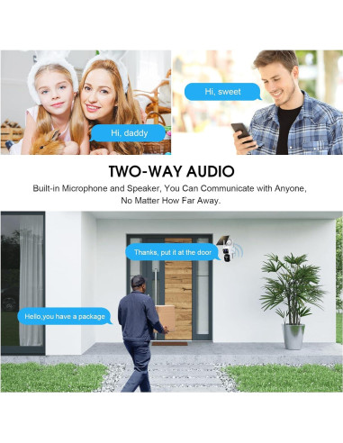 Cámara de Seguridad Solar Inalámbrica COOHILIGH DS2 2K