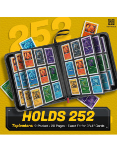 Carpeta Toploader Meiyodeck para 252 Cartas - Negro 2