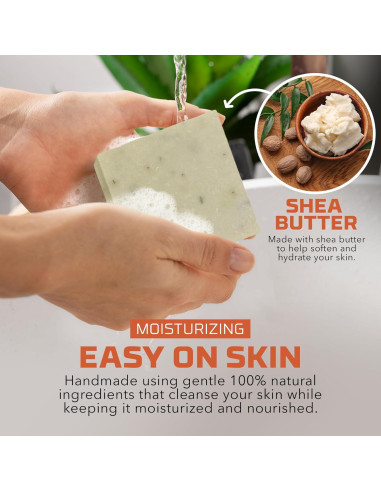 Juego de Jabones Naturales Age of Sage - Fragancia Victoriana - 4 Unidades