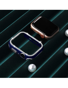 Funda Brillante ZAROTO para Apple Watch SE 38mm con Protector 2