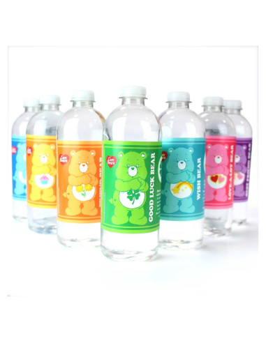 Etiquetas para Botellas de Agua Care Bears - Juego de 16 Vinilo