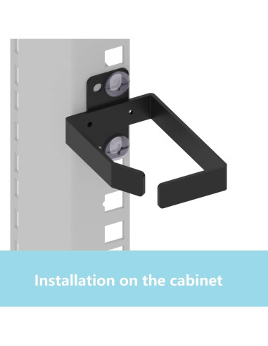 Paquete de 10 Ganchos D-Ring Youbang para Gestión de Cables 44x68.5mm