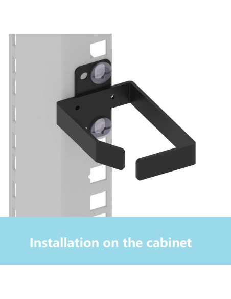 Paquete de 10 Ganchos D-Ring Youbang para Gestión de Cables 44x68.5mm