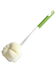 Cepillo de Ducha Doble Cara OHOO con Mango Largo Verde